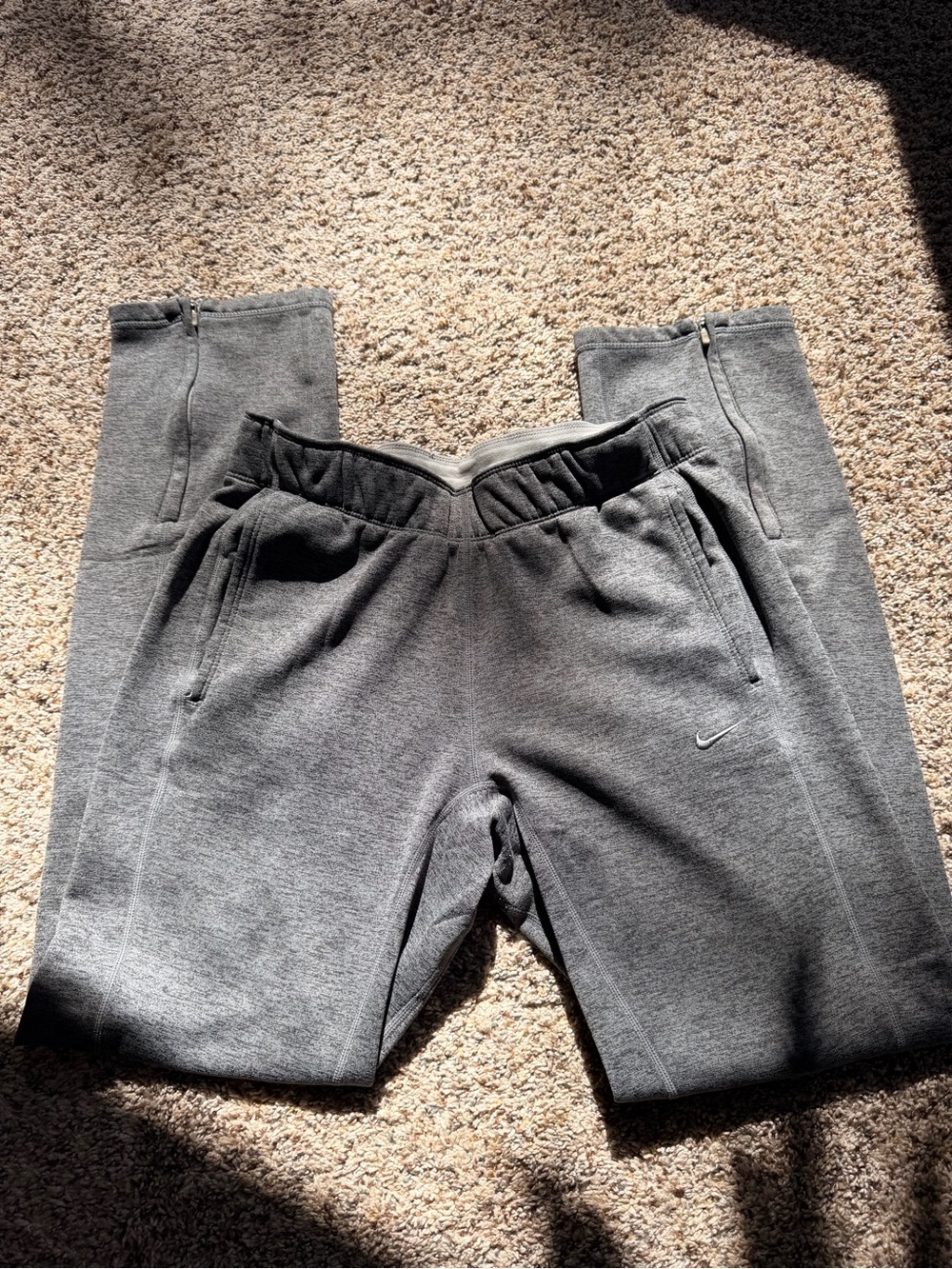Nike Gray Thermal-Fit Sweatpants